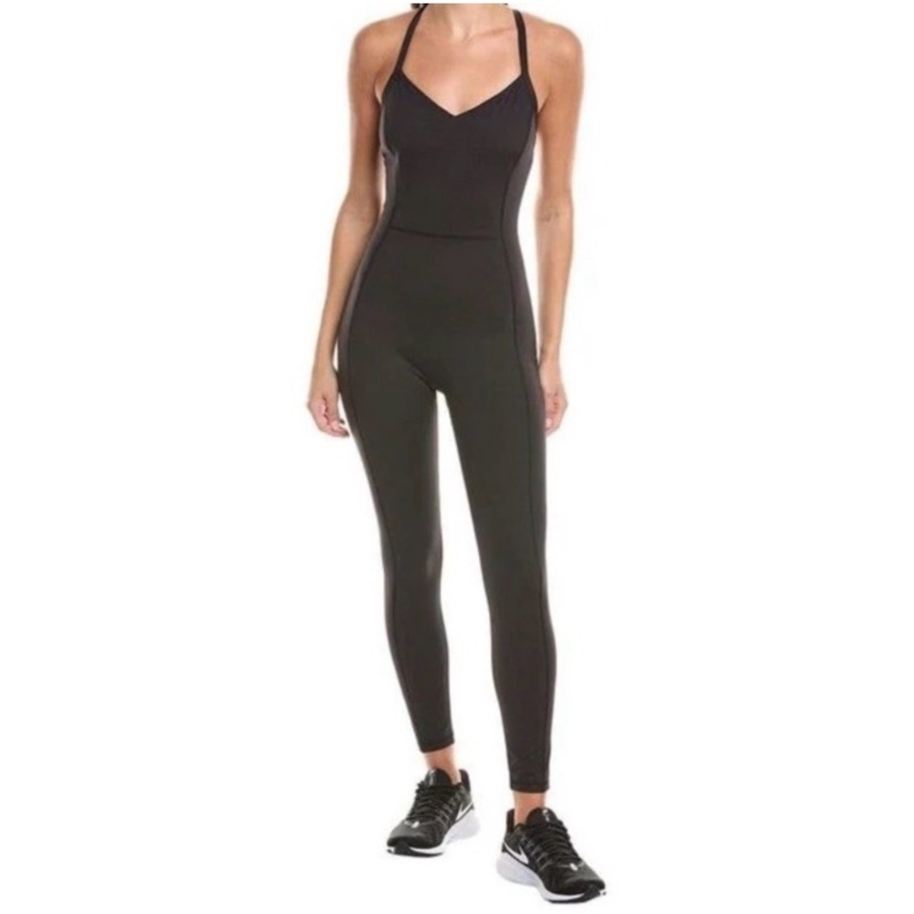 Spiritual Gangster Black and White Strappy Jumpsuit